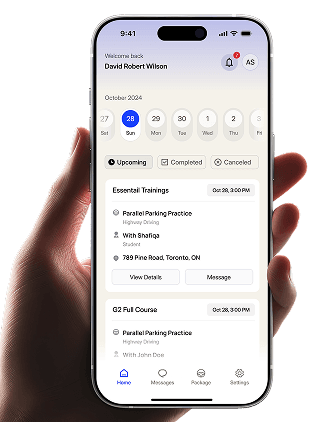 Drive2b Mobile app preview